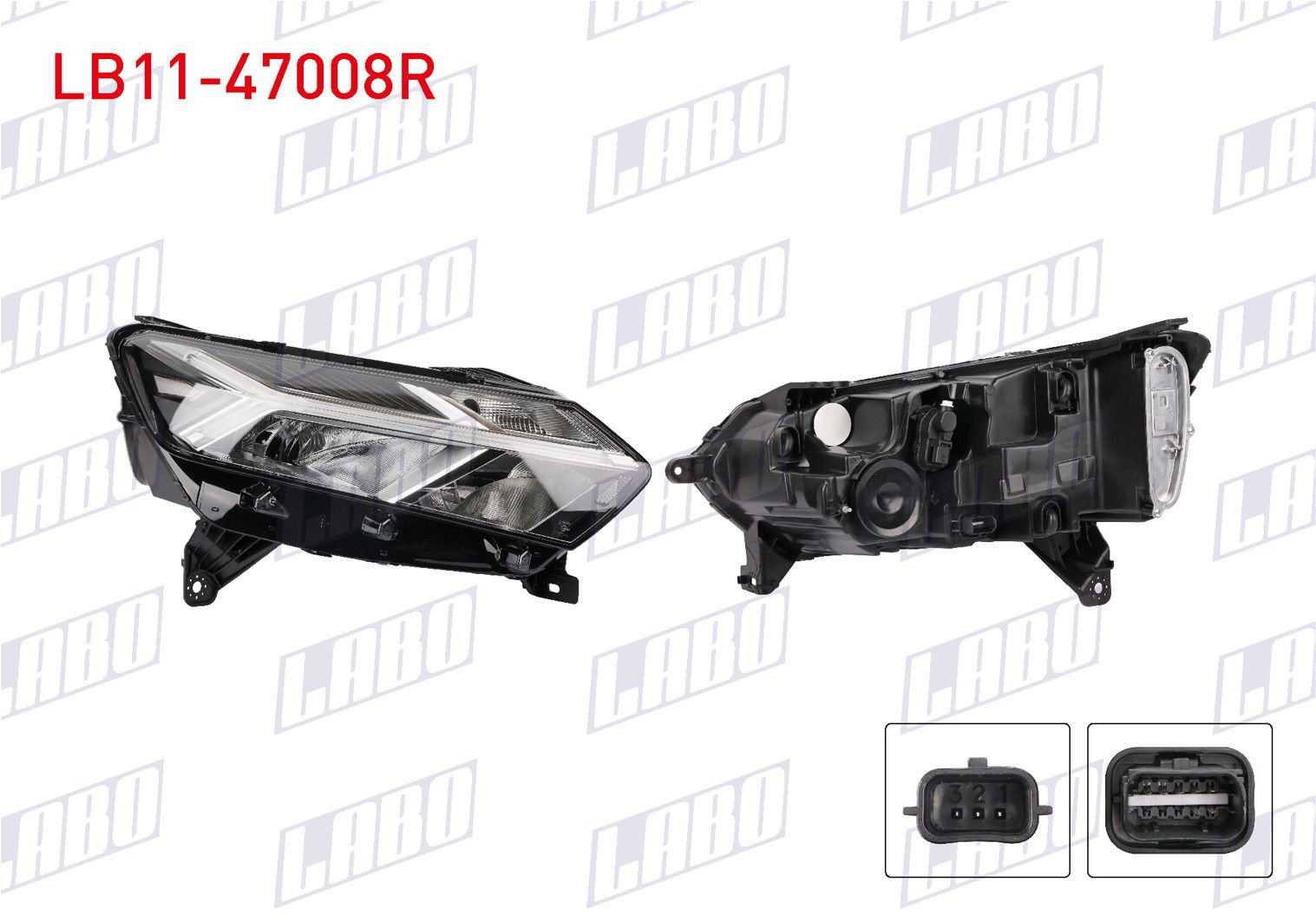 Sağ Ön Far Lambası Led'li | Dacia Sandero 3, Jogger (2020-)