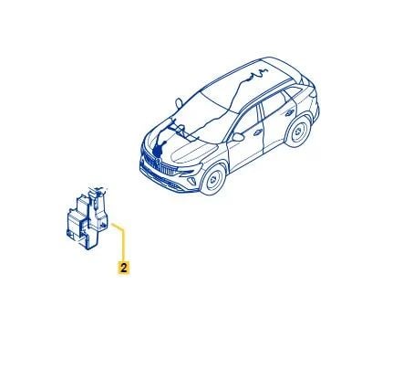 Cam Silgi Silecek Fışkiye Deposu | Renault Austral (2022-)
