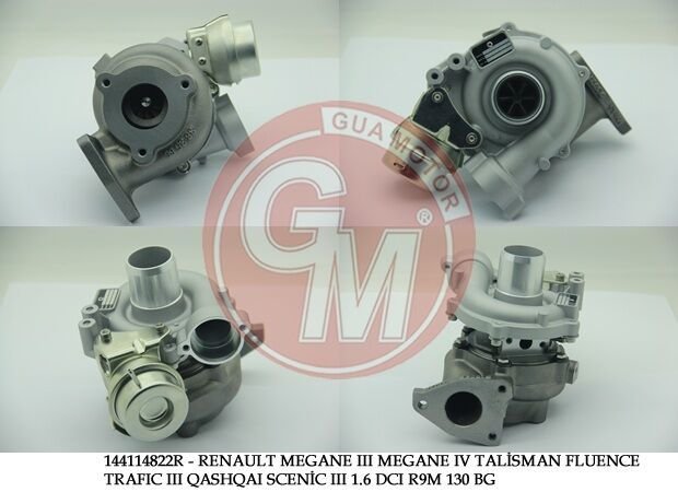 Turbokompresör | Renault Megane 4, Talisman, Trafic 3 1.6 Dci R9M