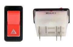 Dörtlü Flaşör Anahtar Düğmesi Butonu | Renault R12 Toros