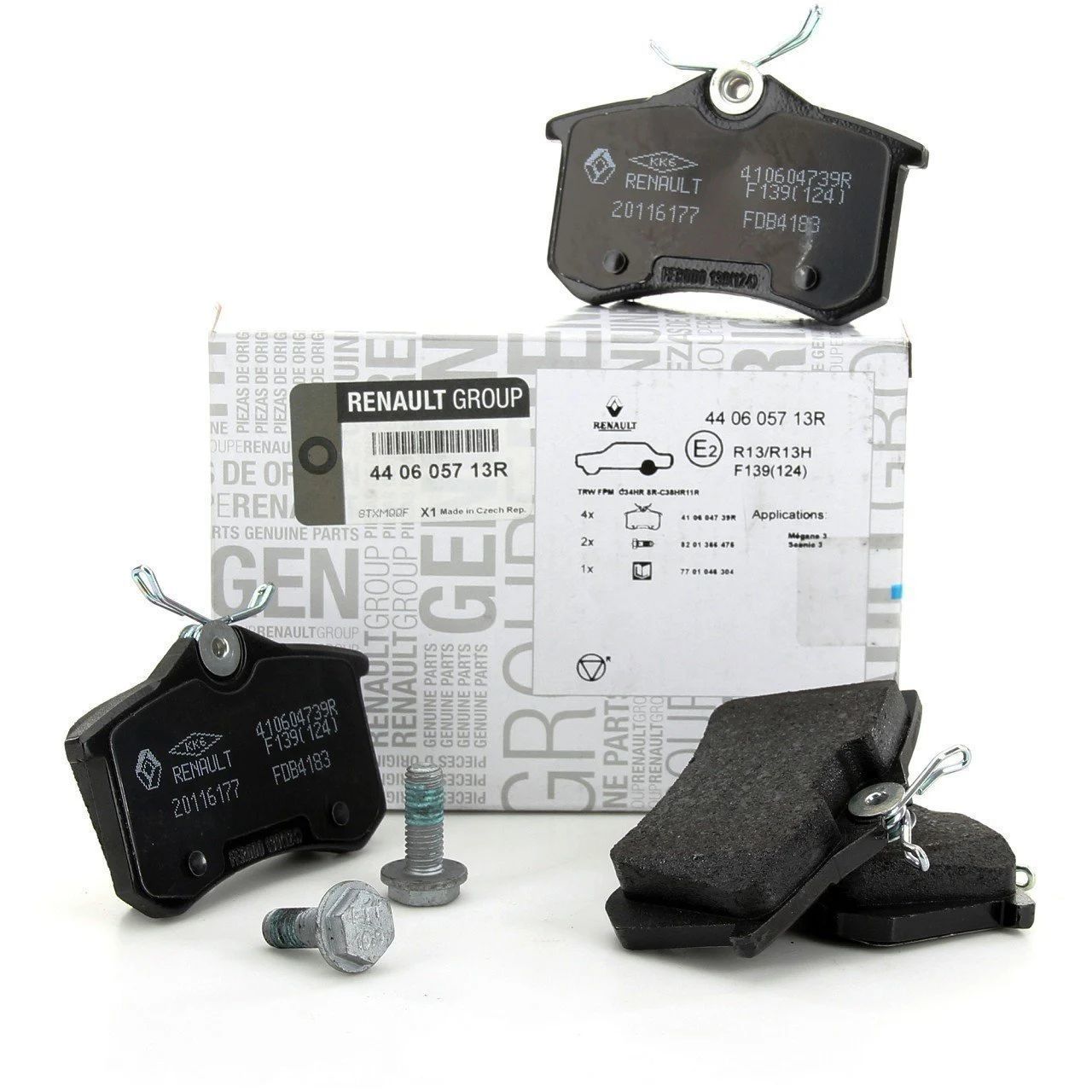 Arka Fren Disk Balata Takımı | Renault Megane 1 SW, Scenic 1