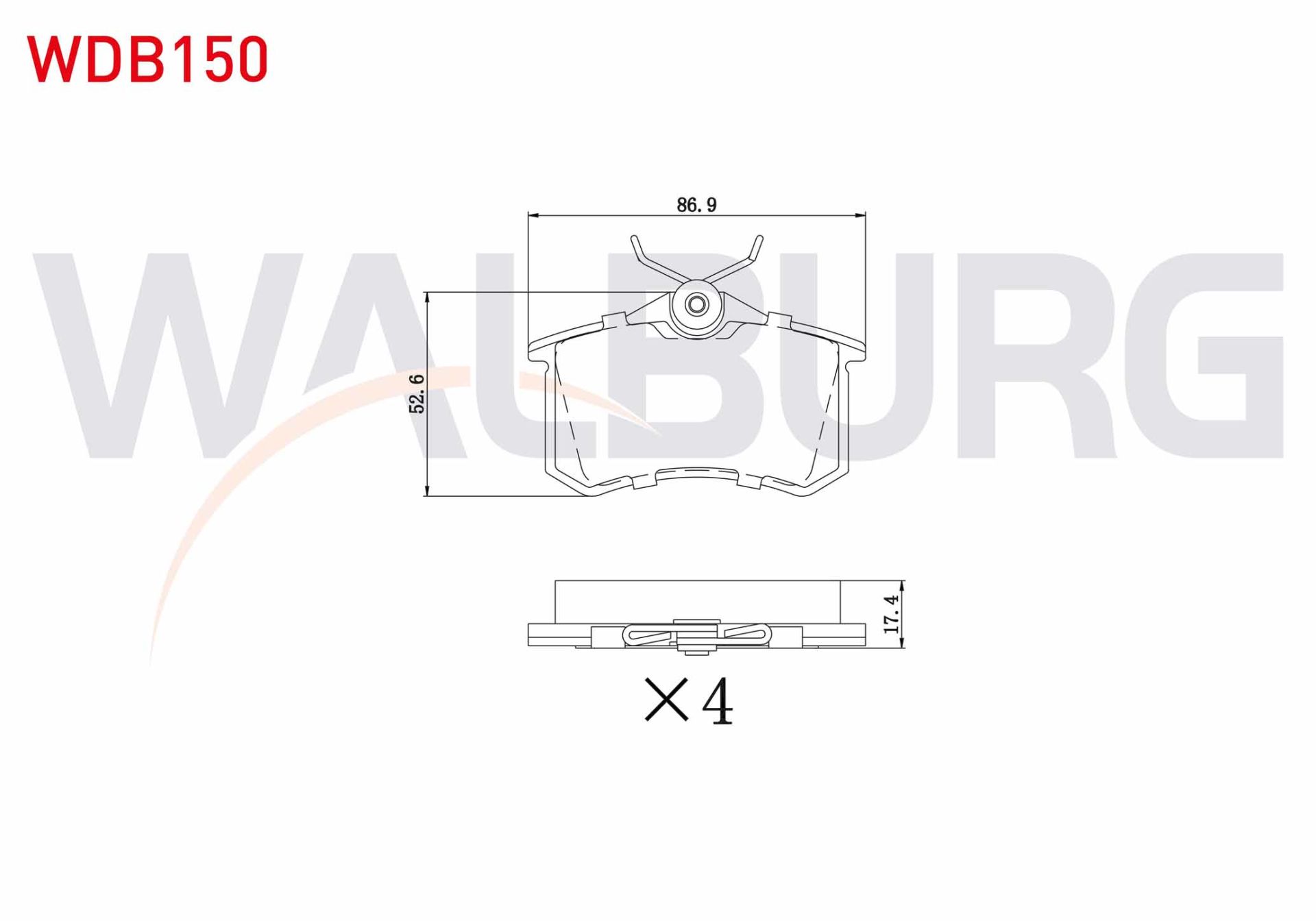 Arka Fren Disk Balata Takımı | Renault Clio 3, Modus