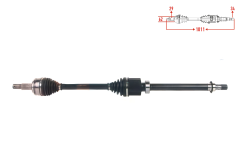 Sağ Ön Aks Otomatik DC4 Vites | Renault Kadjar 1.5 Dci K9K(2013-2020)