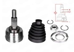 Ön Dış Aks Kafası (Dış Freze:25 İç Freze:33) | Renault Megane 3, Fluence 1.5 Dci K9K