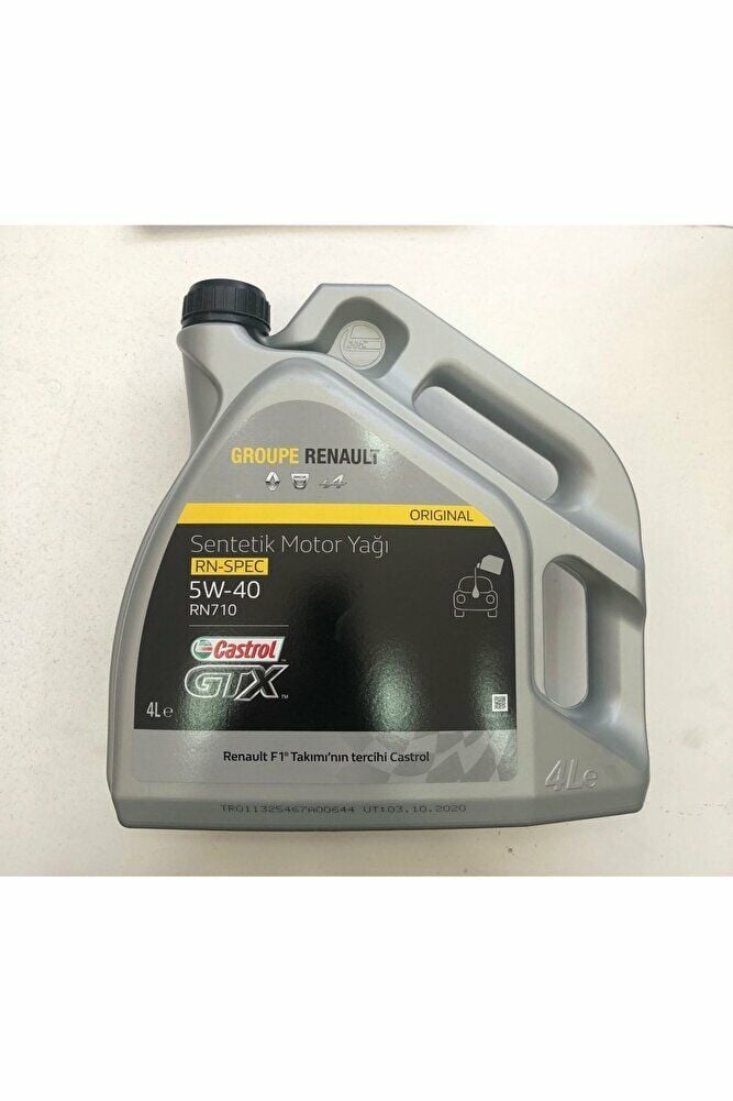Castrol Gtx 5w-40 Rn710 4 Litre Motor Yağı