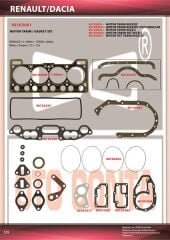 Motor Takım Conta Keçesiz | Renault R12 Toros 1400